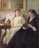 The mother and sister of the artist by Morisot